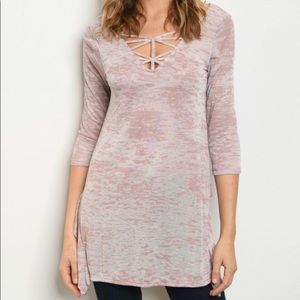 Sale! Mauve Tie Dye Tunic